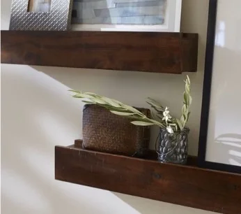 Rustic Wood Ledge available at PotteryBarn.com