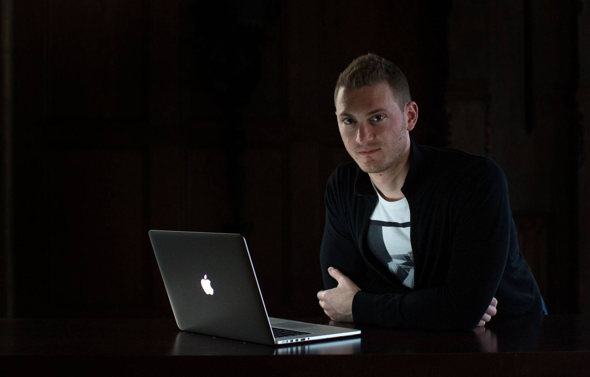 Stanford University Professor Tim Junio, poses for a portrait on Monday, June 3, 2013, In Chicago. Junio, a cyber security professional believes that China is benefiting by stealing intellectual property from the United States. 