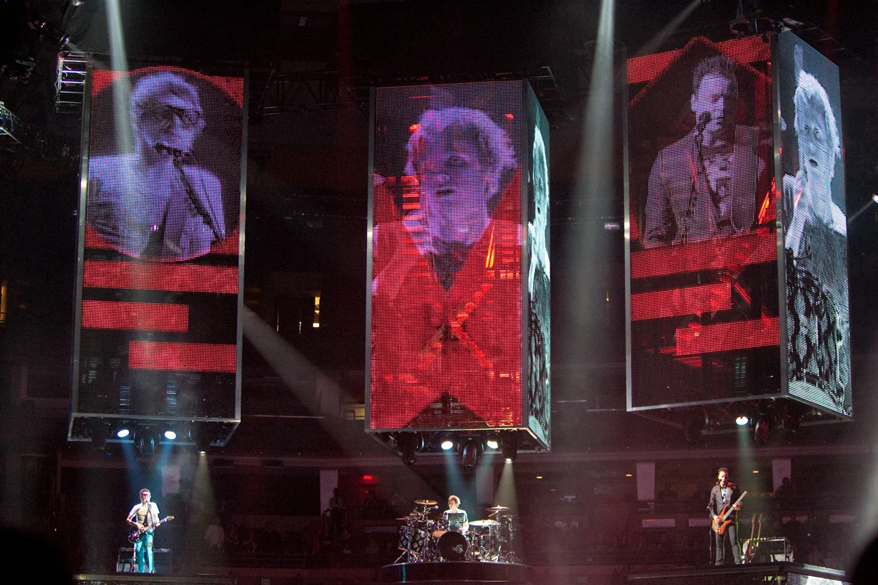 Muse performs at the TD Garden in Boston, Mass.