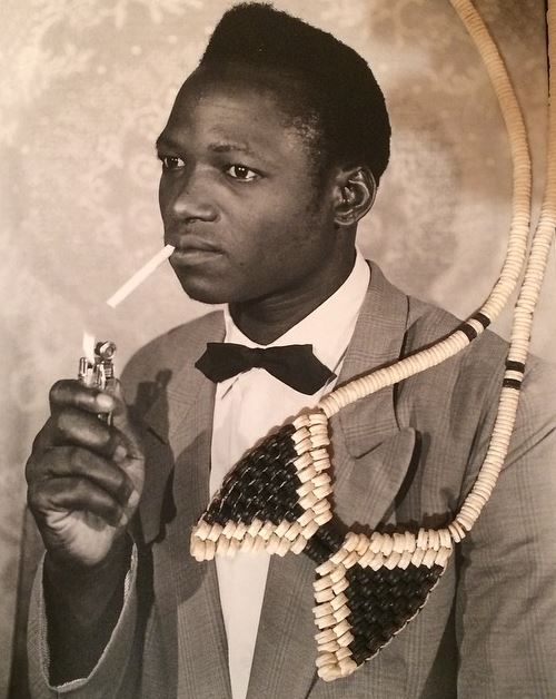  A bowtie made by African bushmen.&nbsp; 