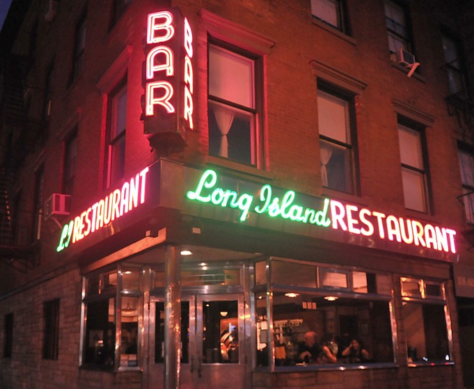The Long Island Bar on Atlantic Avenue in Cobble Hill, Brooklyn. 