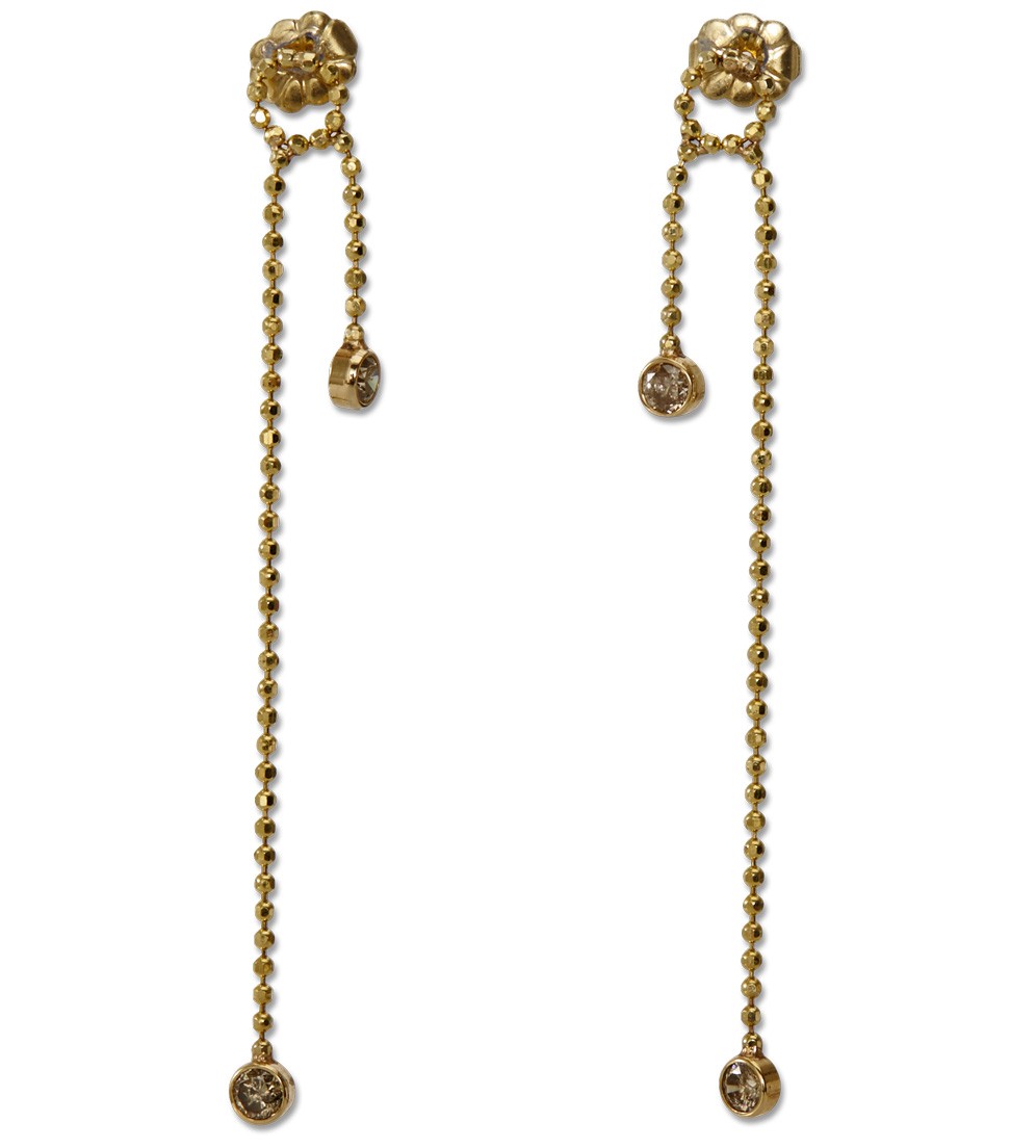 Diamond chain earrings, available at Just One Eye , $2,180.