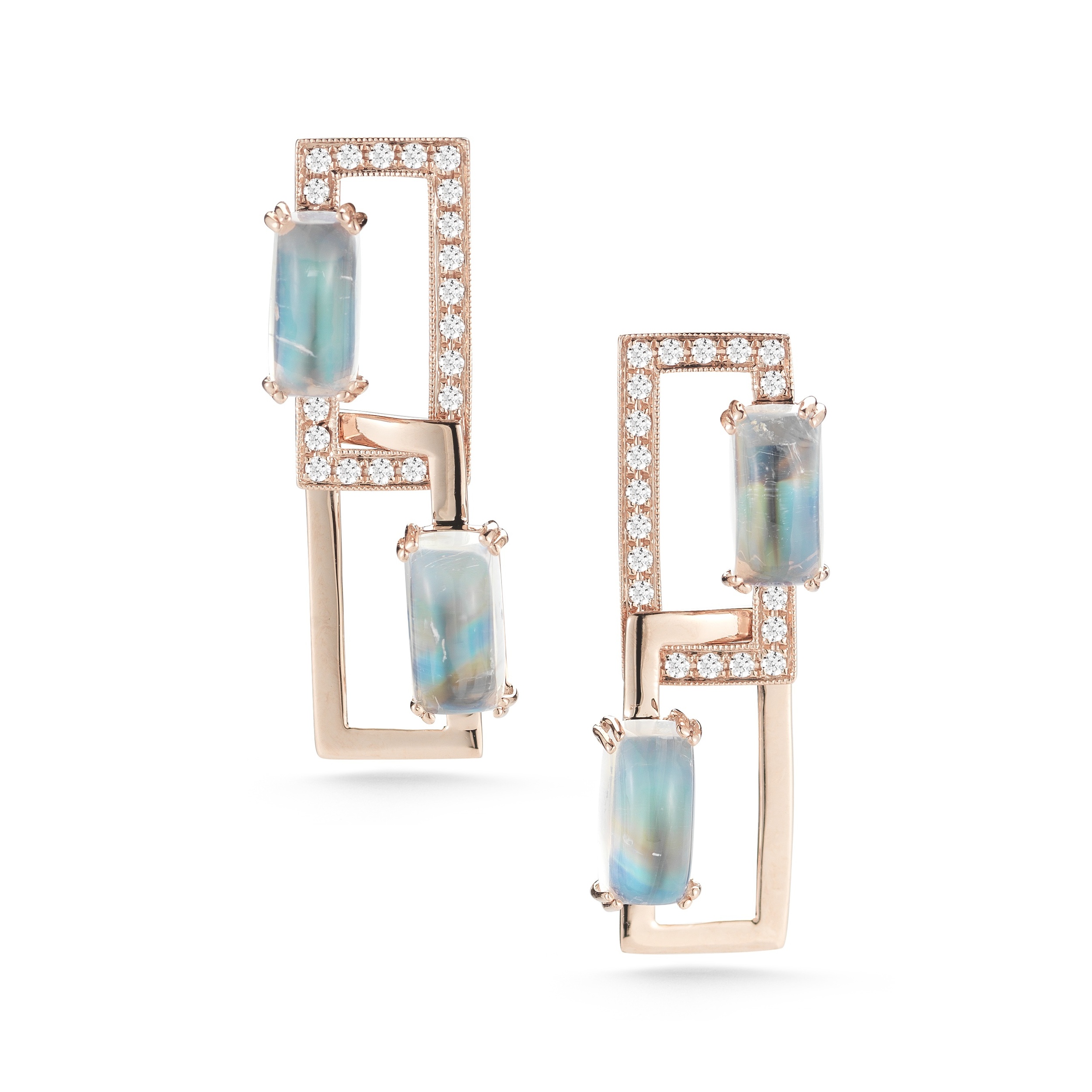  Moonstone earrings, $2,420, available soon! 