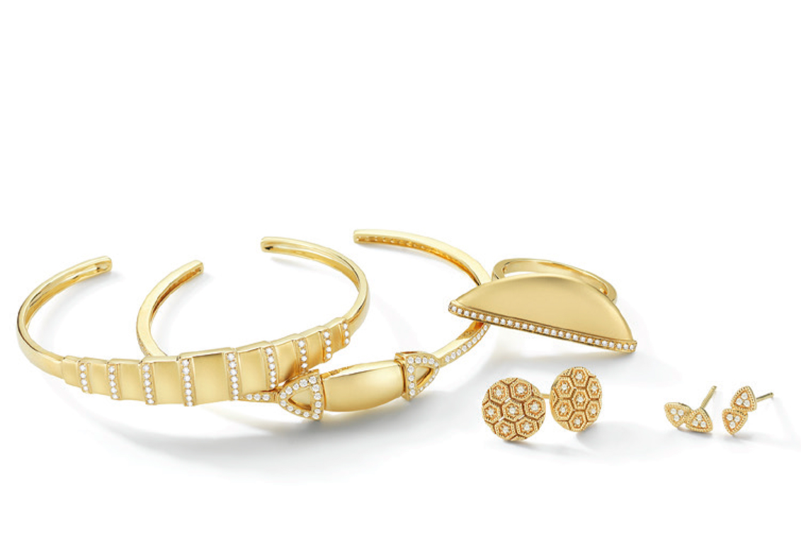 The Sandblasted gold collection just debuted at Couture 2015 and will be online soon! 