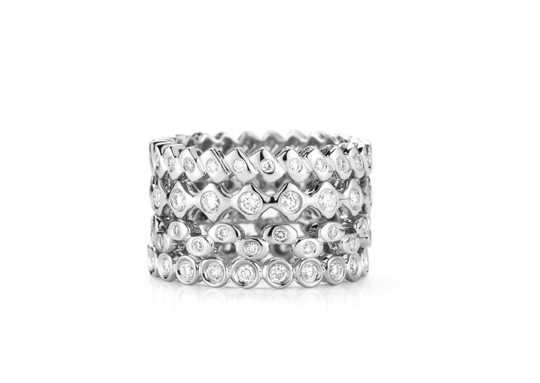 More perfect little diamond eternity bands. 
