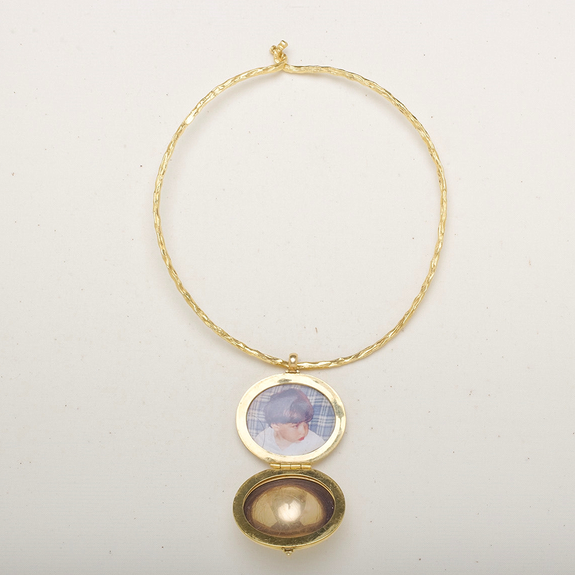  Marla's personal locket, which inspired the birth of her collection.  