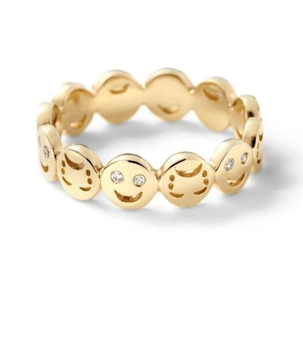  Alison Lou "Happy or Sad?" ring, $1,490,  available at Stone &amp; Strand .&nbsp; 