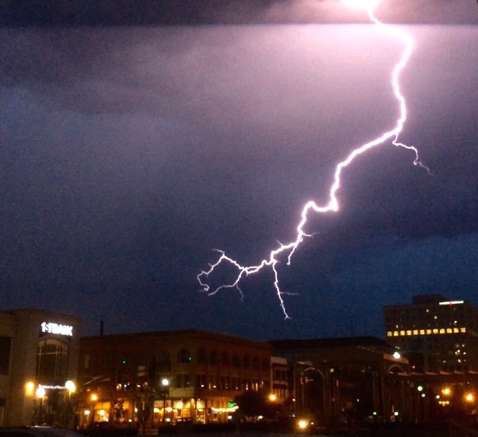 An Electric moment in Aspen, CO, Baylee's hometown. Remind you of someone's jewelry?