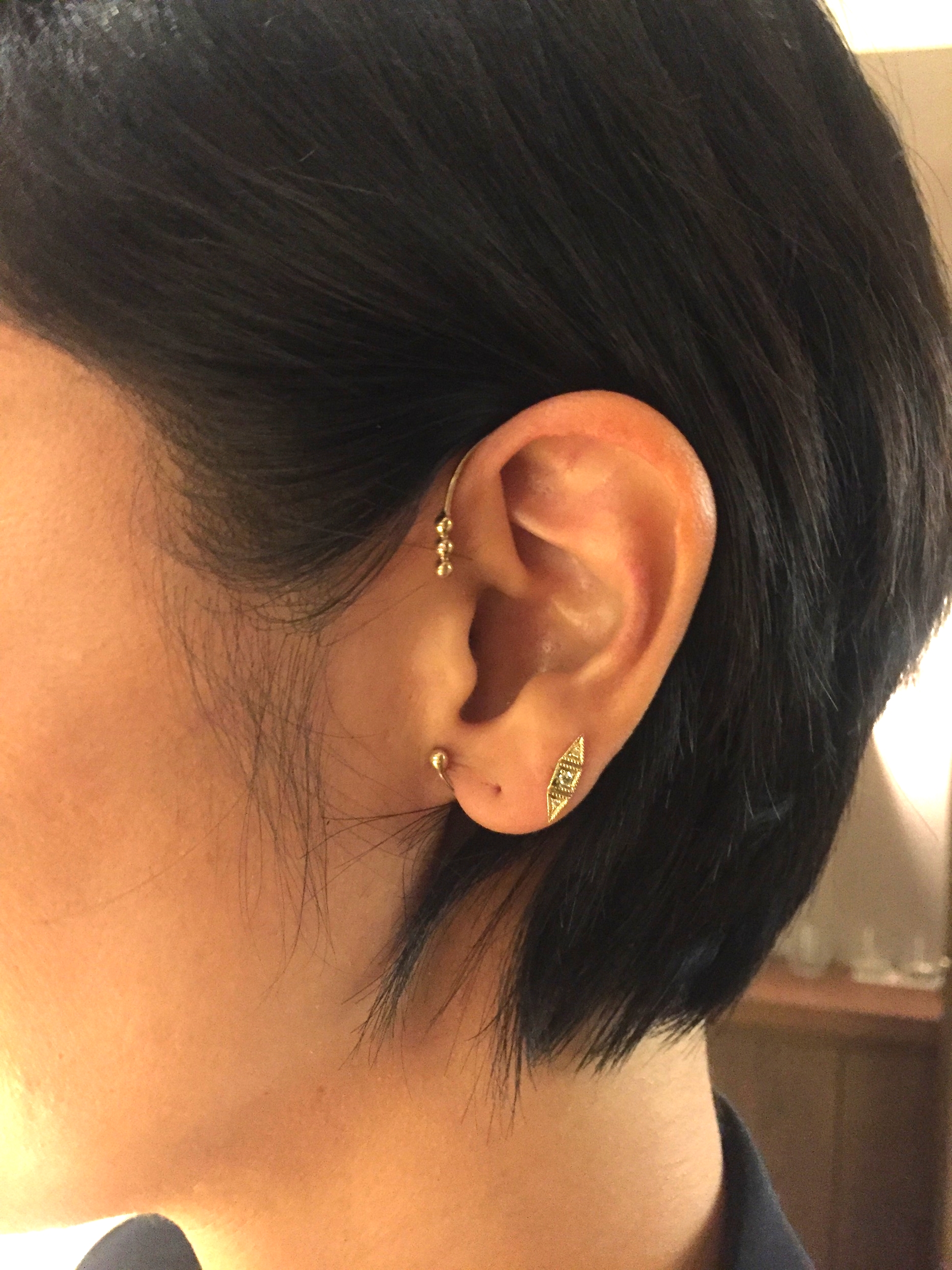   Jennie, herself, in a strong ear situation.  