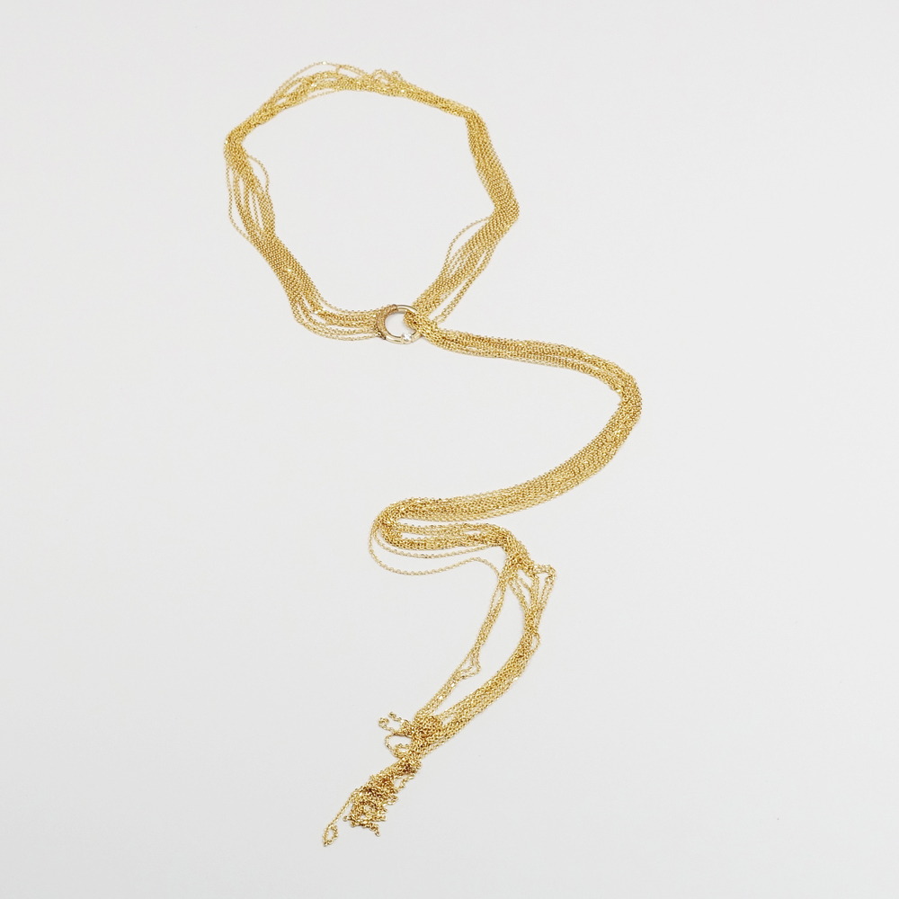 NSC121+10+STRAND+14KT+YELLOW+GOLD+CHAIN+LARIAT+WITH+20MM+14KY+GOLD+DISC+WITH+3MM+DIAMOND.jpg