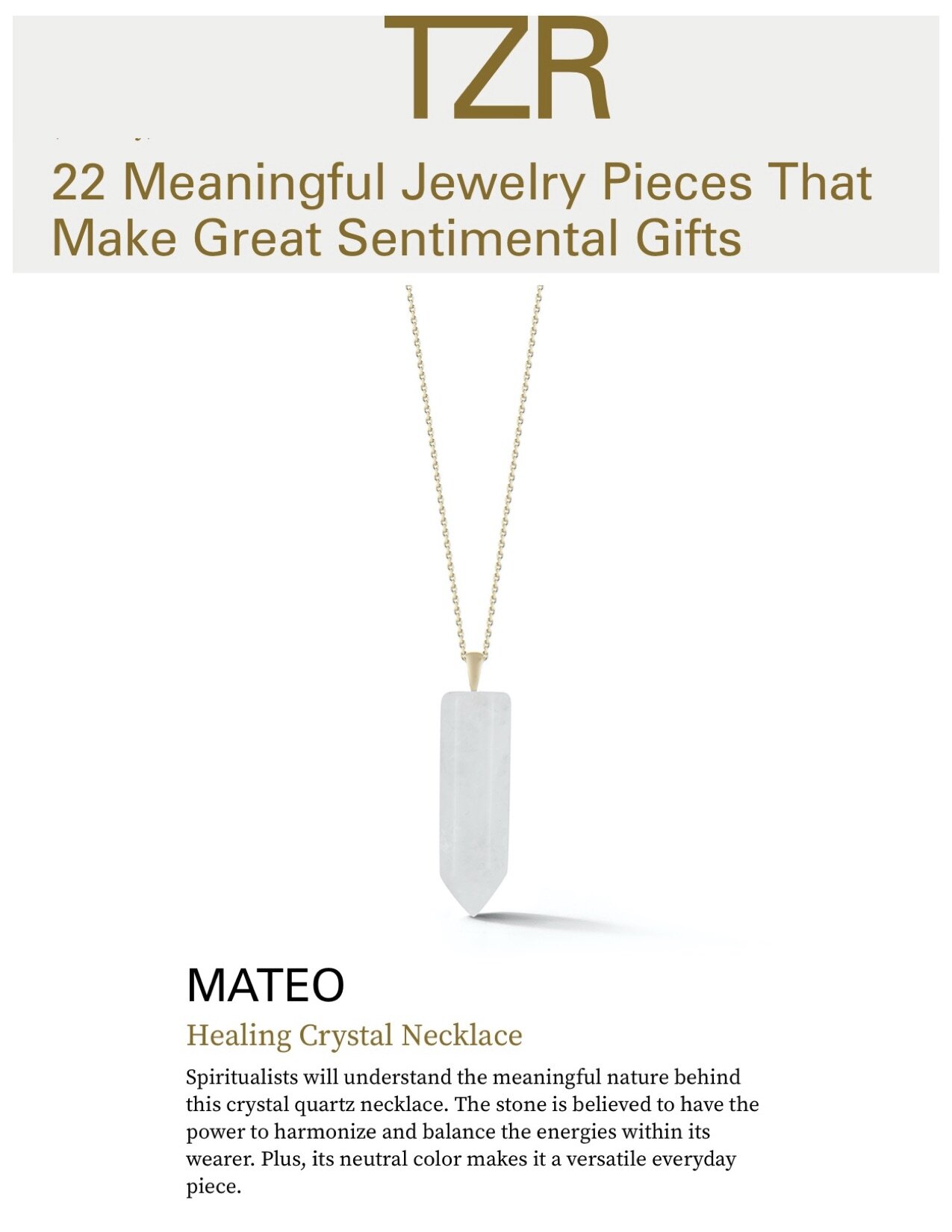 MATEO on TheZoeReport.com, October 2021