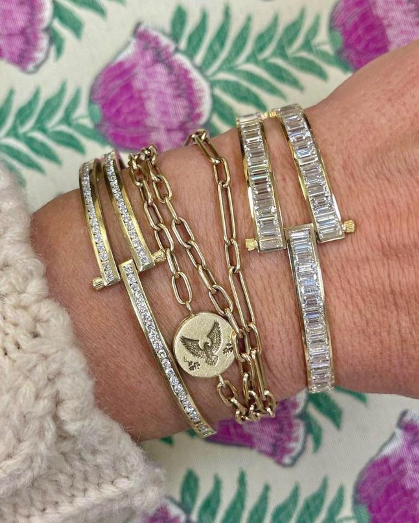 So many ways to style a @retrouvai Magna bangle that we really can&rsquo;t pick a fave. How about you?