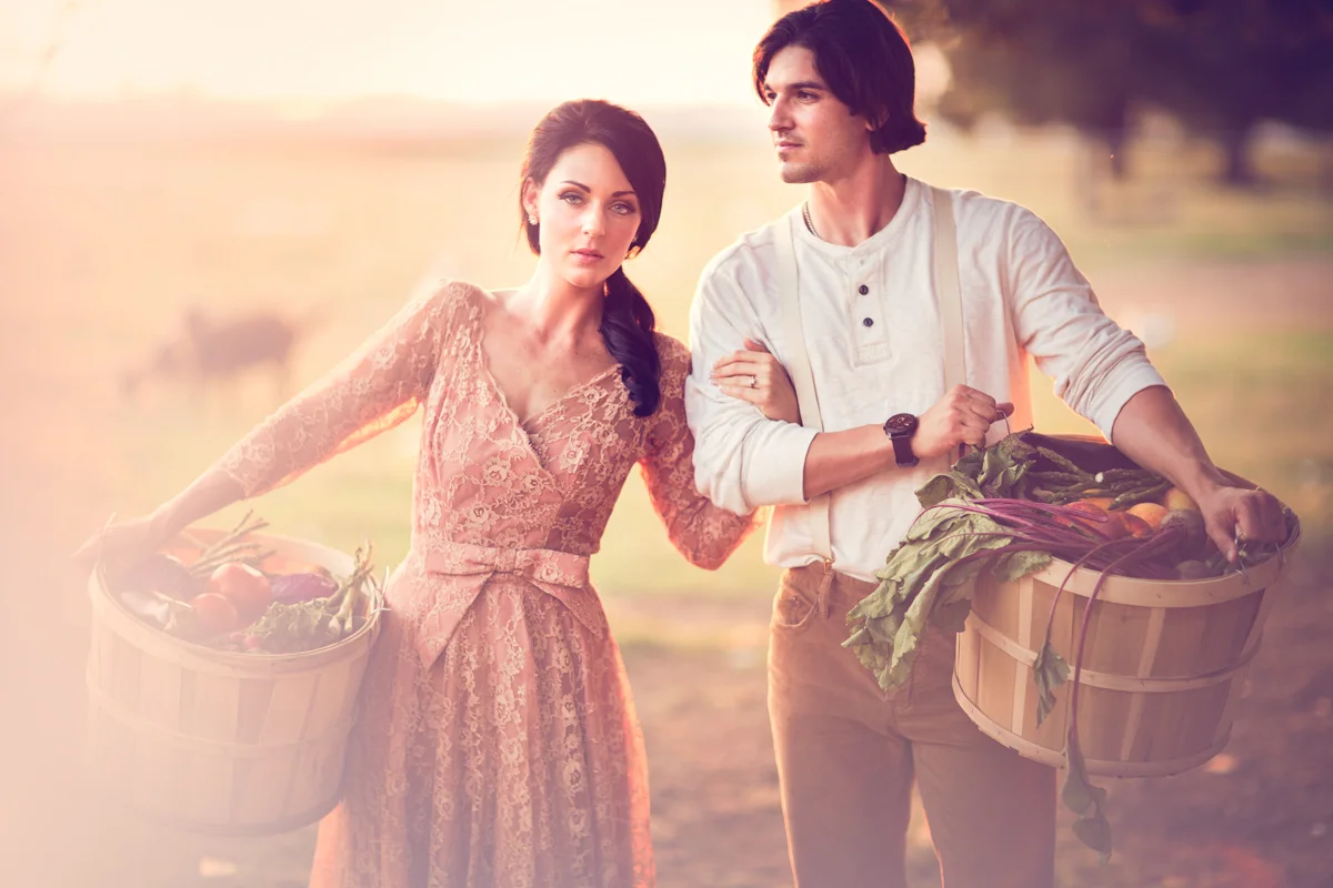 "In the Boondocks": Countryside Engagement Photography by Brooklyn Wedding Photographer Boris Zaretsky 