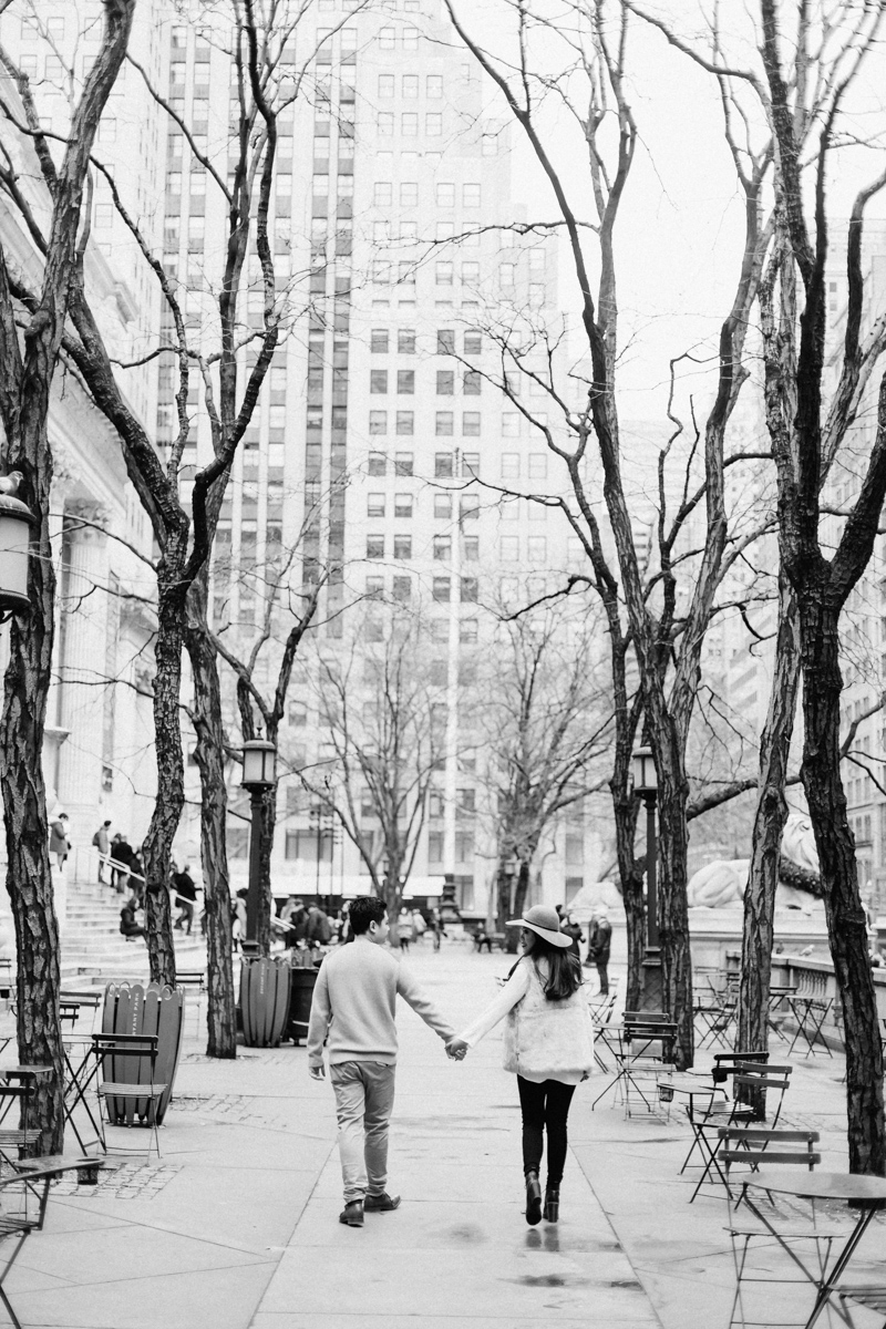 Brooklyn NYC Wedding Photographer Boris Zaretsky Bryant Park Dumbo Engagement-4.jpg
