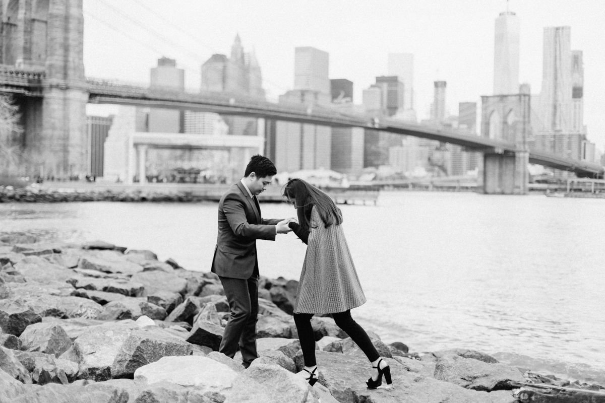 Brooklyn NYC Wedding Photographer Boris Zaretsky Bryant Park Dumbo Engagement-33.jpg