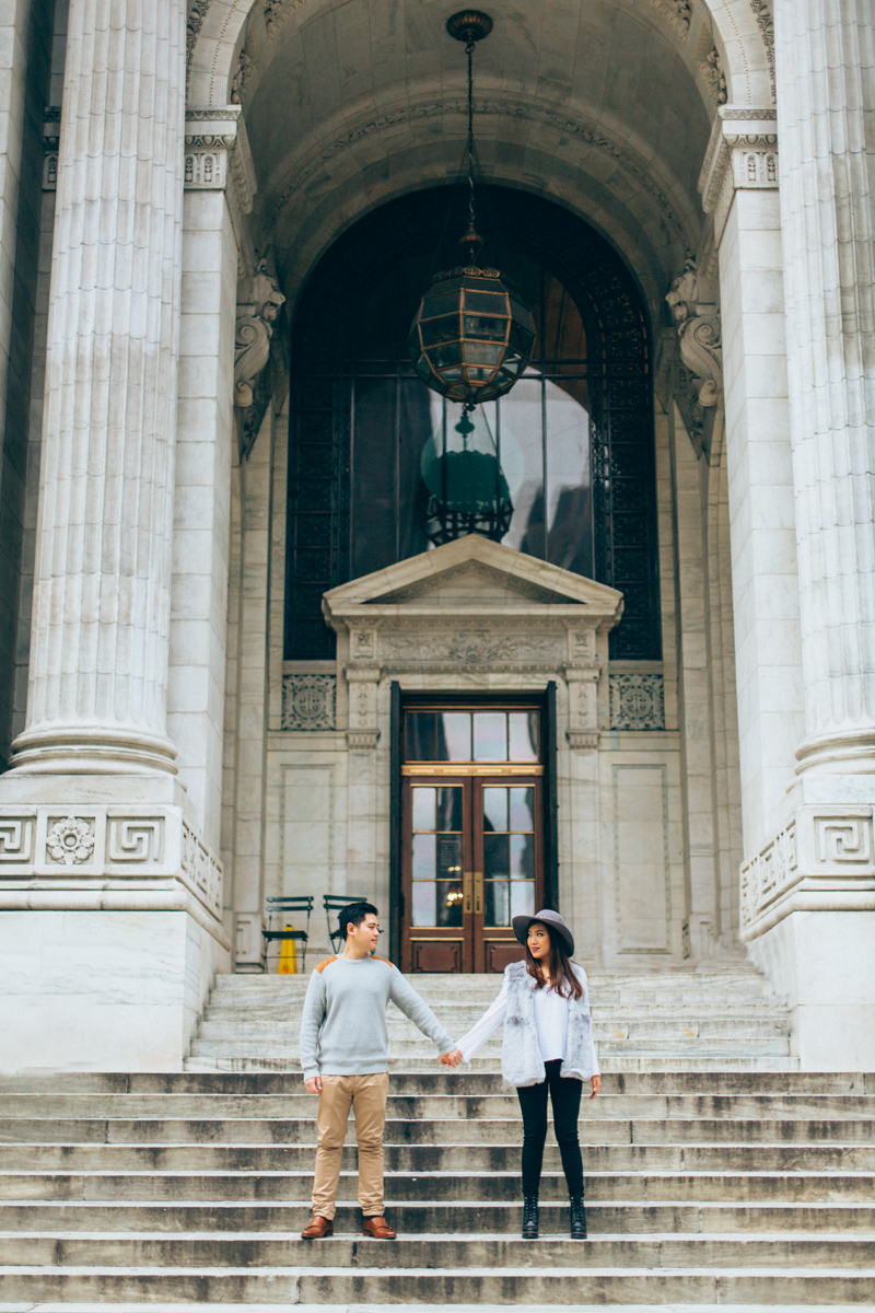 Brooklyn NYC Wedding Photographer Boris Zaretsky Bryant Park Dumbo Engagement-39.jpg