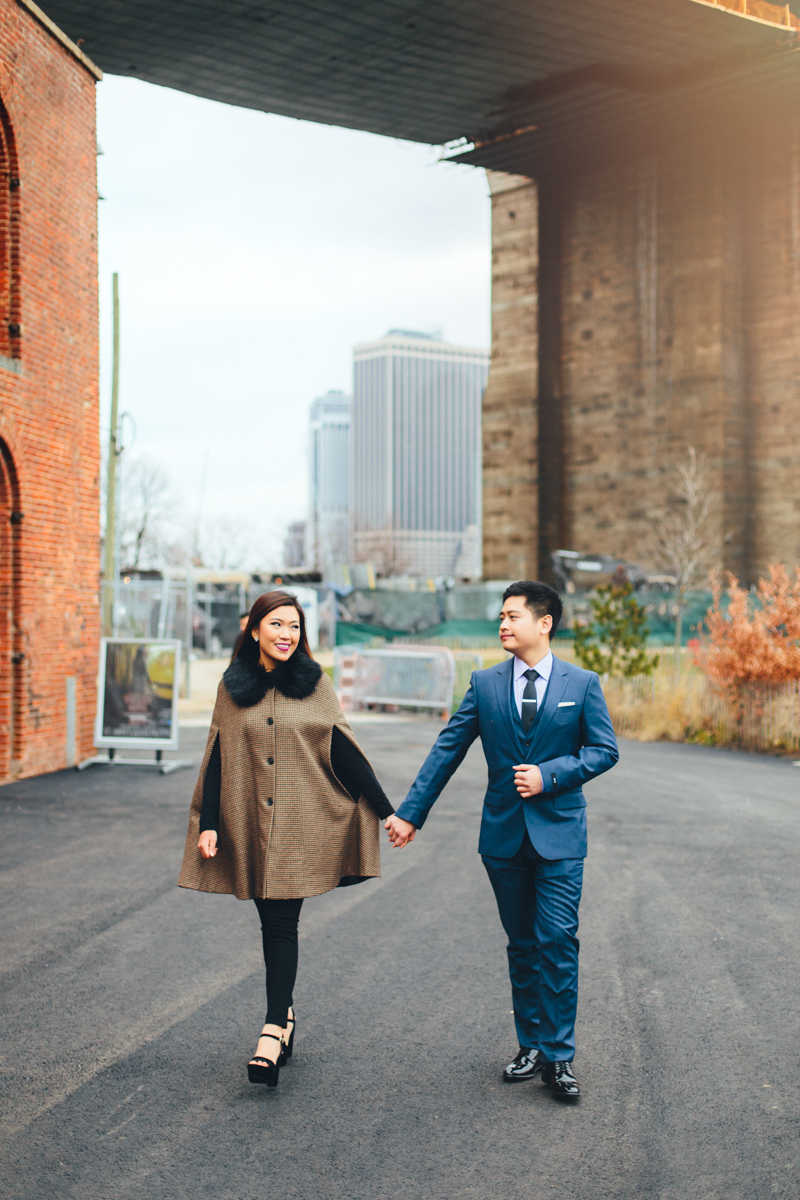 Brooklyn NYC Wedding Photographer Boris Zaretsky Bryant Park Dumbo Engagement-44.jpg