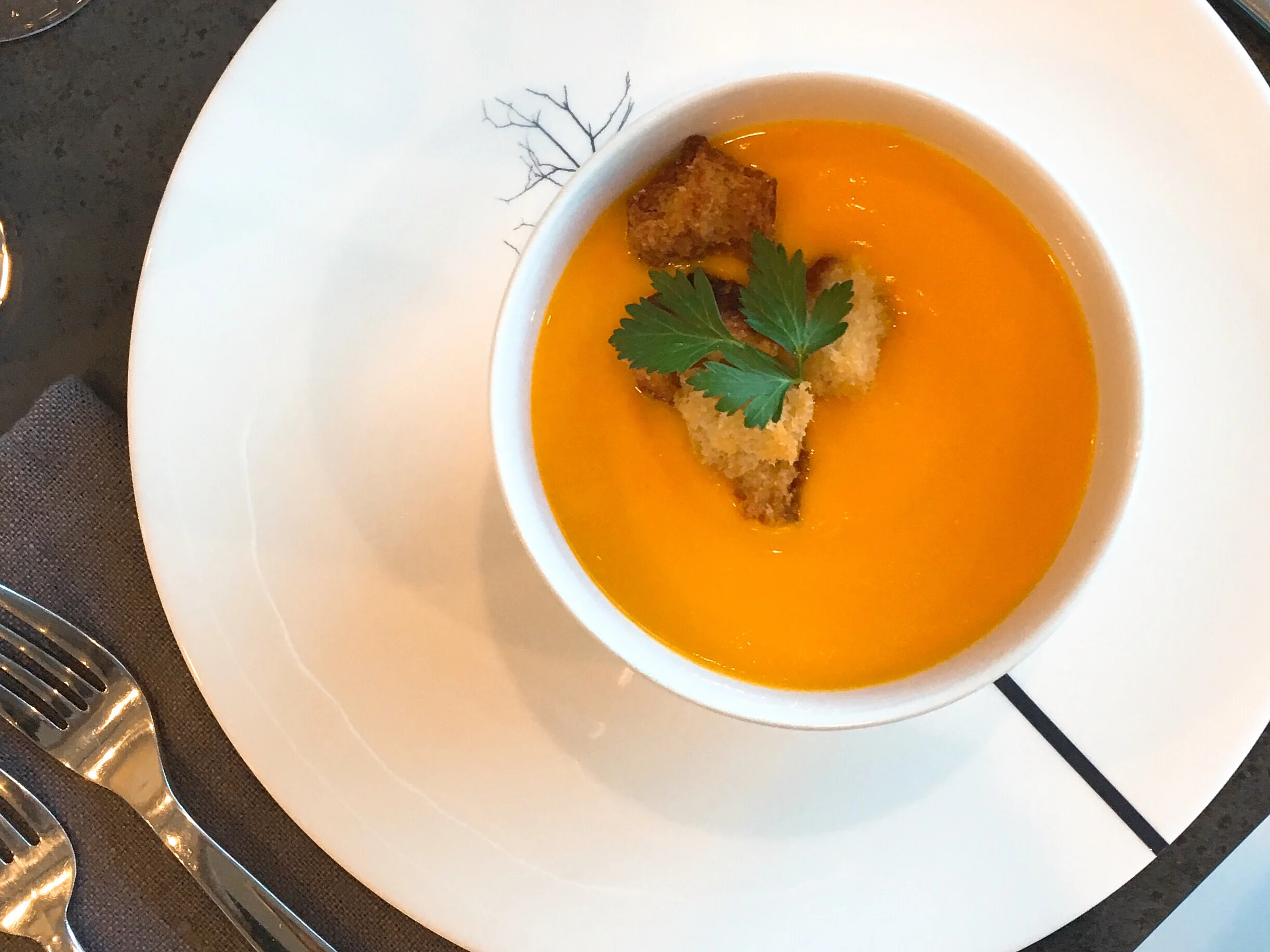 creamy vegan squash soup