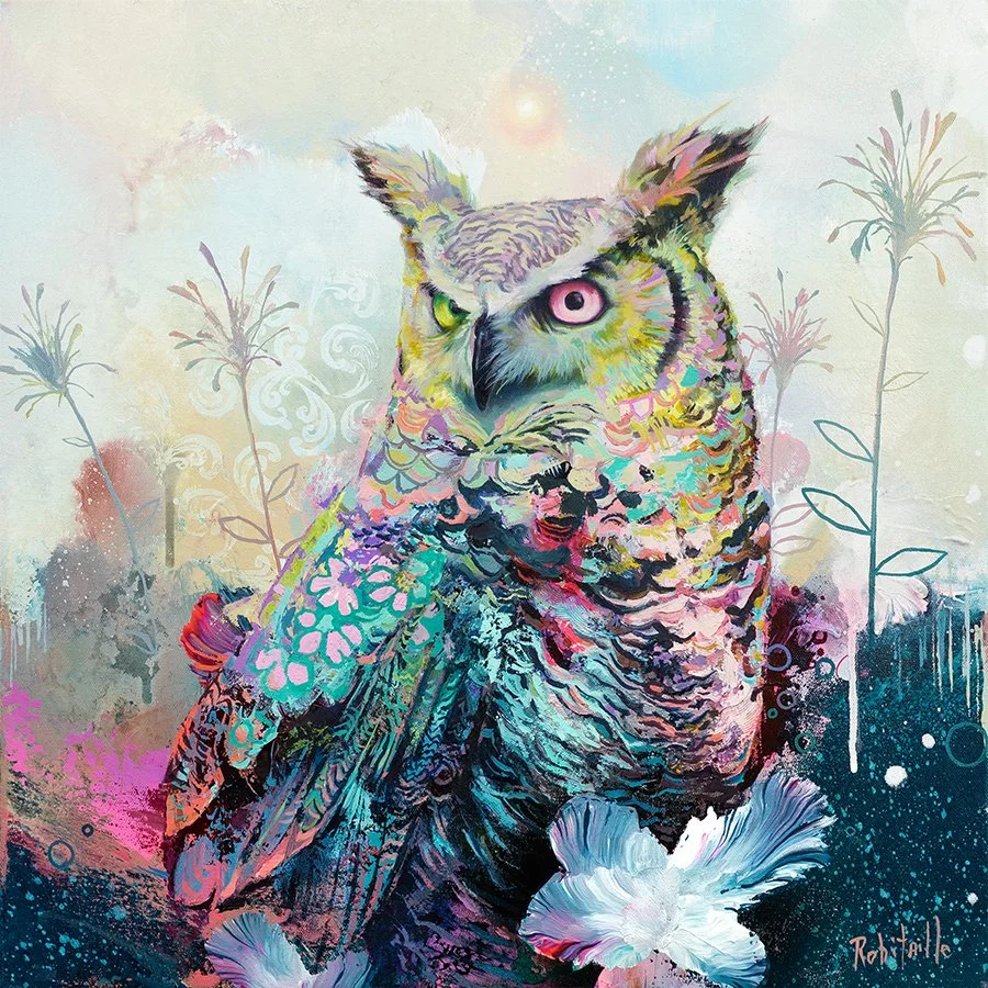  Oil on canvas / Huile sur toile: 18”x 18'' 