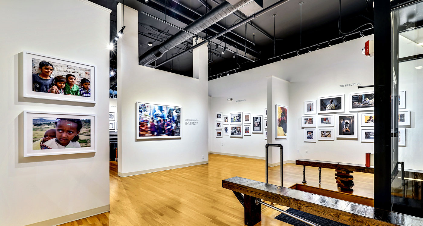  View of design, framed and produced exhibition 