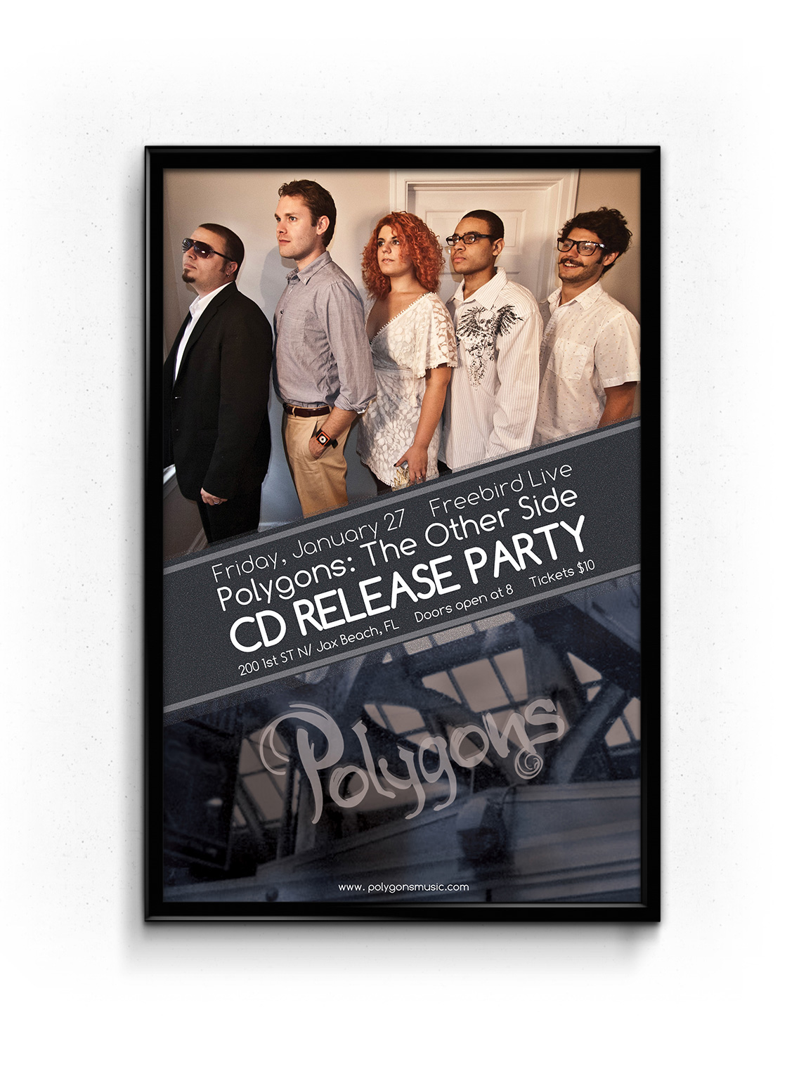 Poster for Polygon's release party