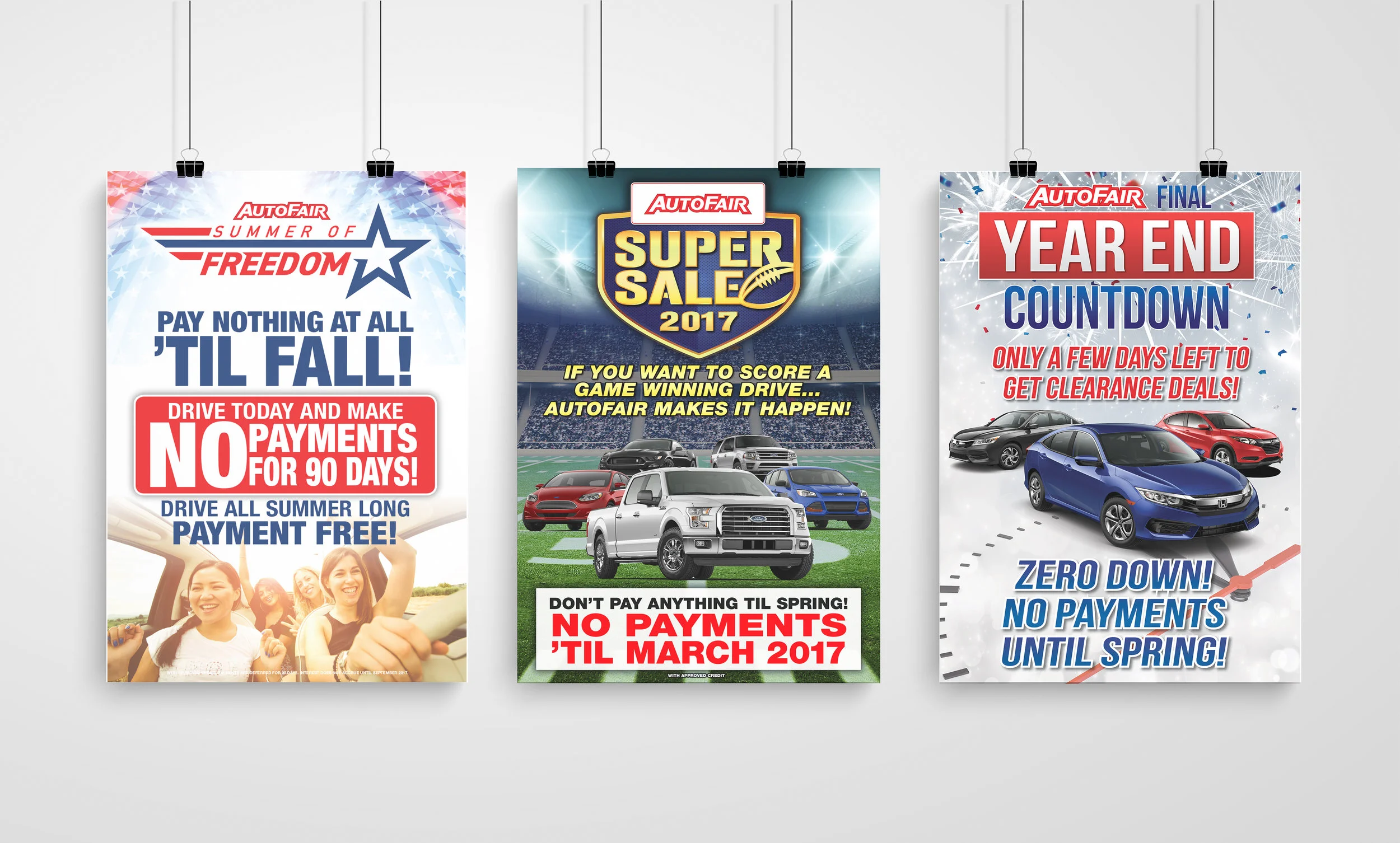 Campaign In-Store Ad Posters for AutoFair