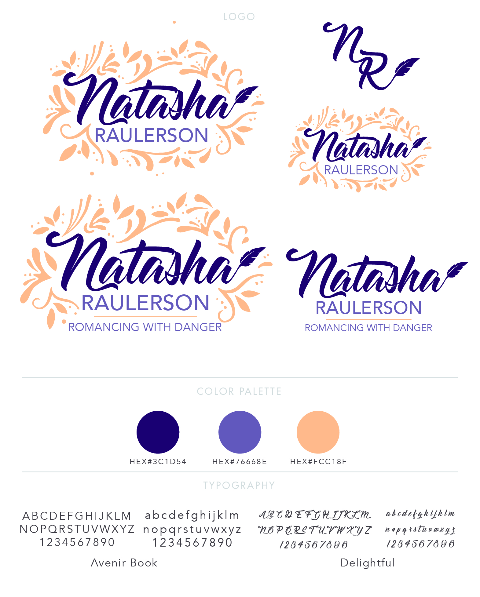 Natasha Raulerson Logo Style Guide