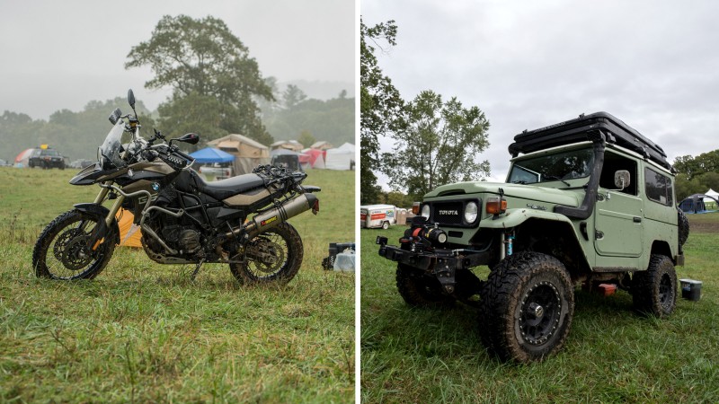Indestructible vehicles of all kinds—jeeps, trucks, vans, and bikes—made an appearance at this year's Overland Expo. Photo: Bryan Rogala
