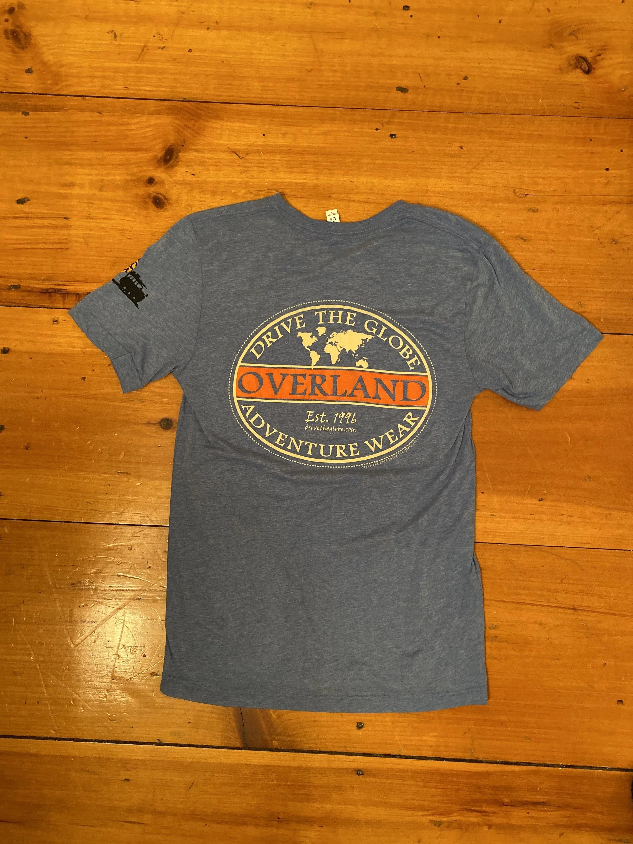 Overland Adventure Wear Tee (Blue Triblend)