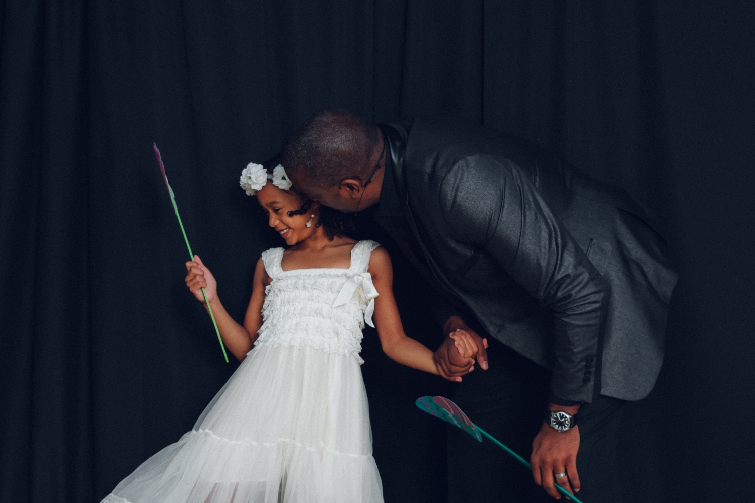 Father and Daughter Photo Booth