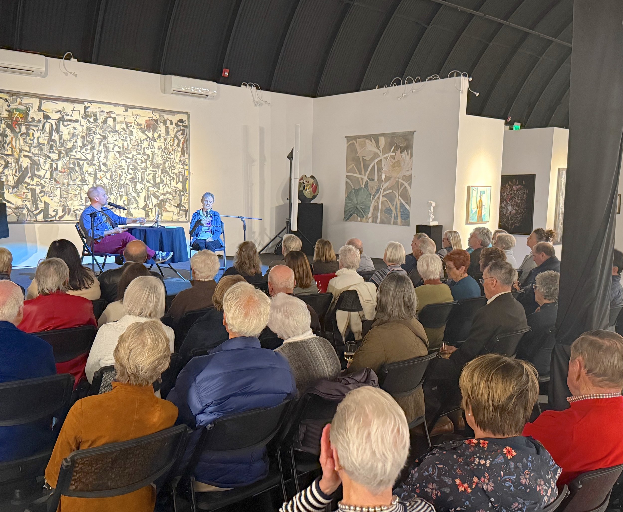 Authors Matthew Félix and Tania Romanov in conversation at Healdsburg's the 222