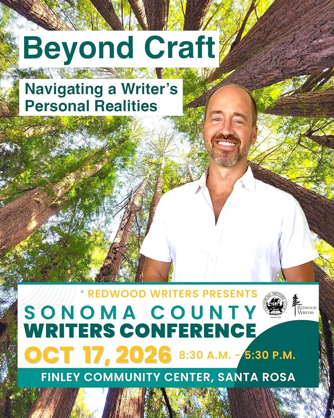 Author Matthew Felix presents "Beyond Craft: Navigating Writers Personal Realities" at the Sonoma Writers Conference