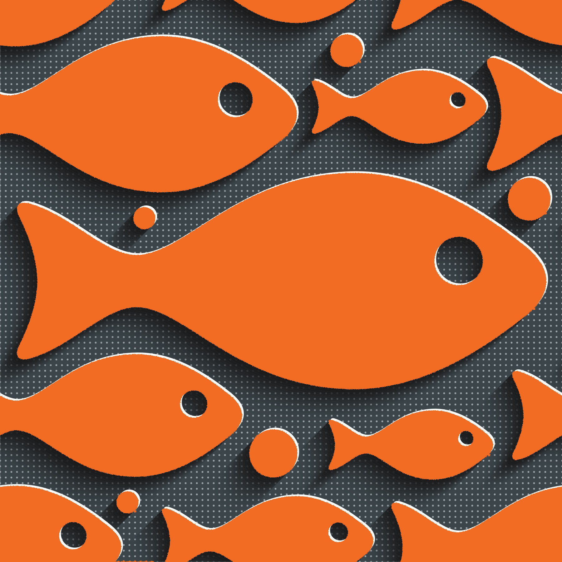 Laser Cut Fish Shapes