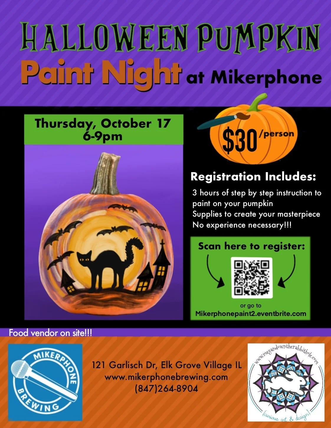 Pumpkin Paint Night at Mikerphone
