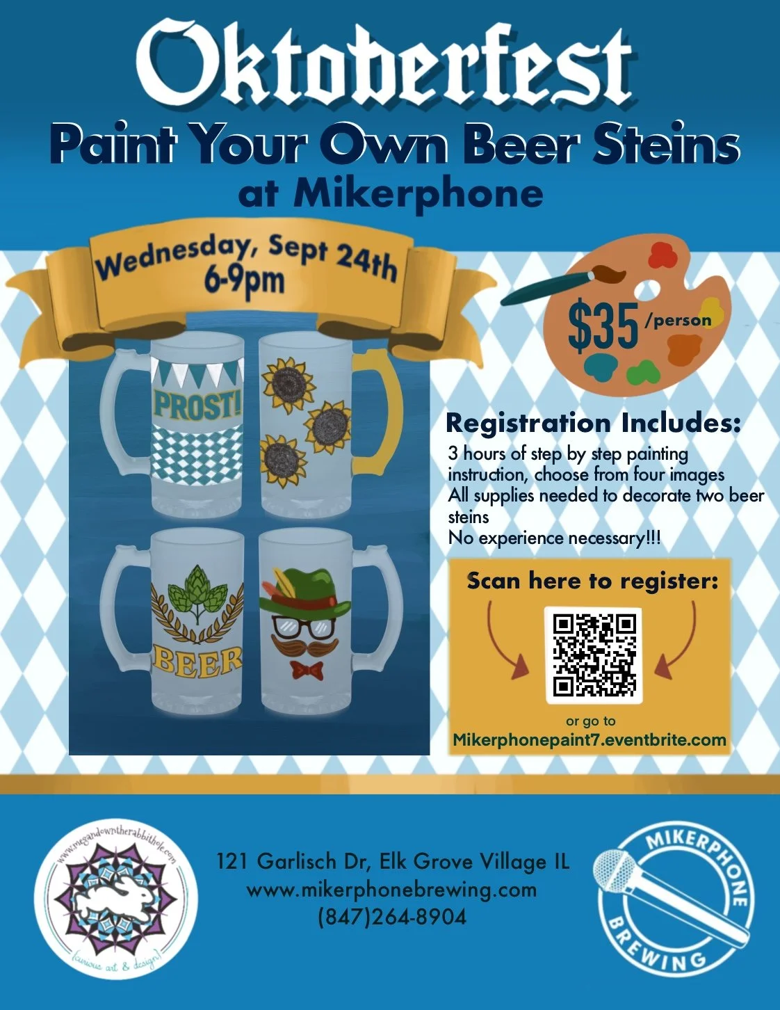 Paint your Own Beer Steins with Megan!