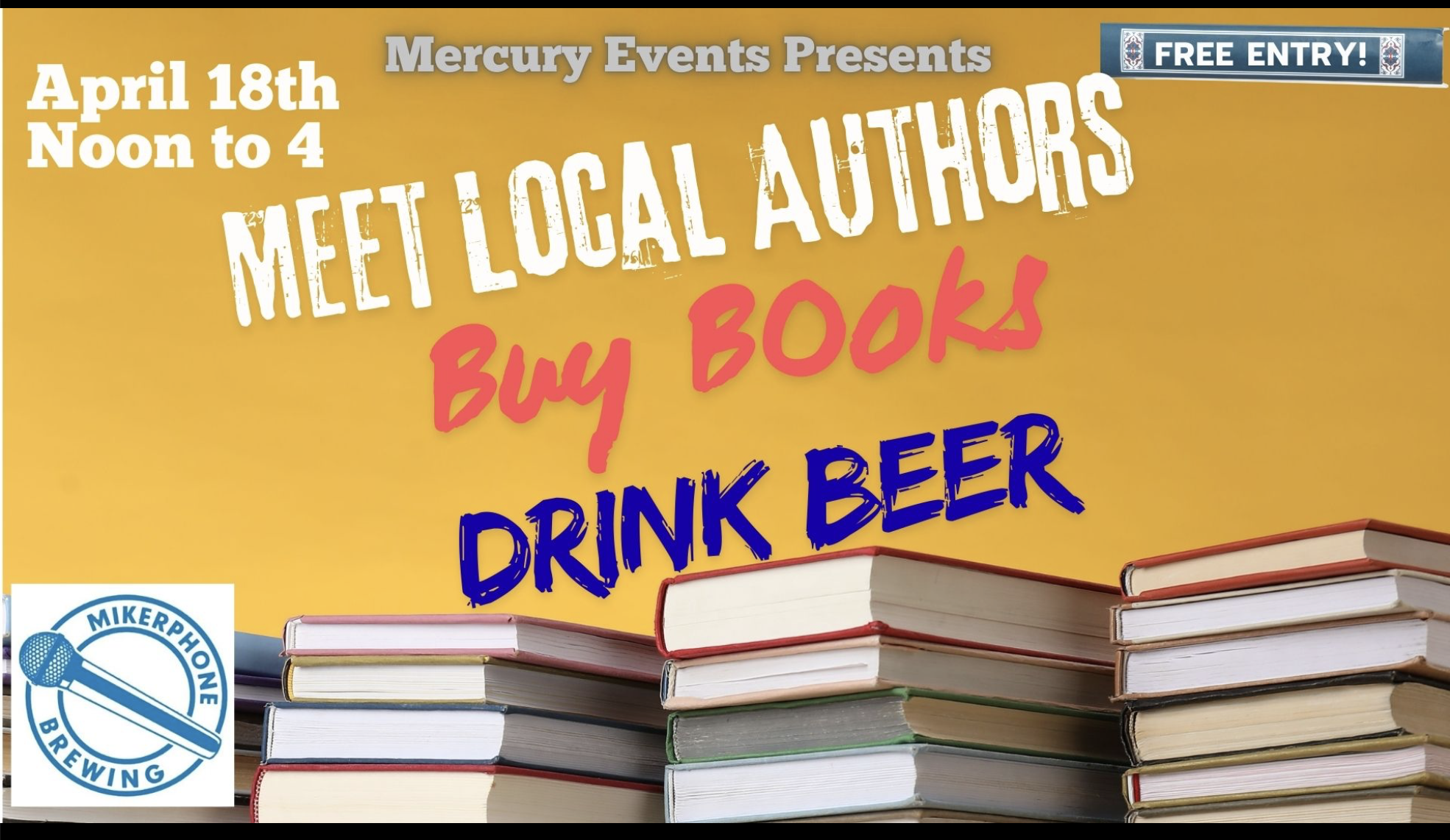 Meet Authors, Buy Books, Drink Beer! 
