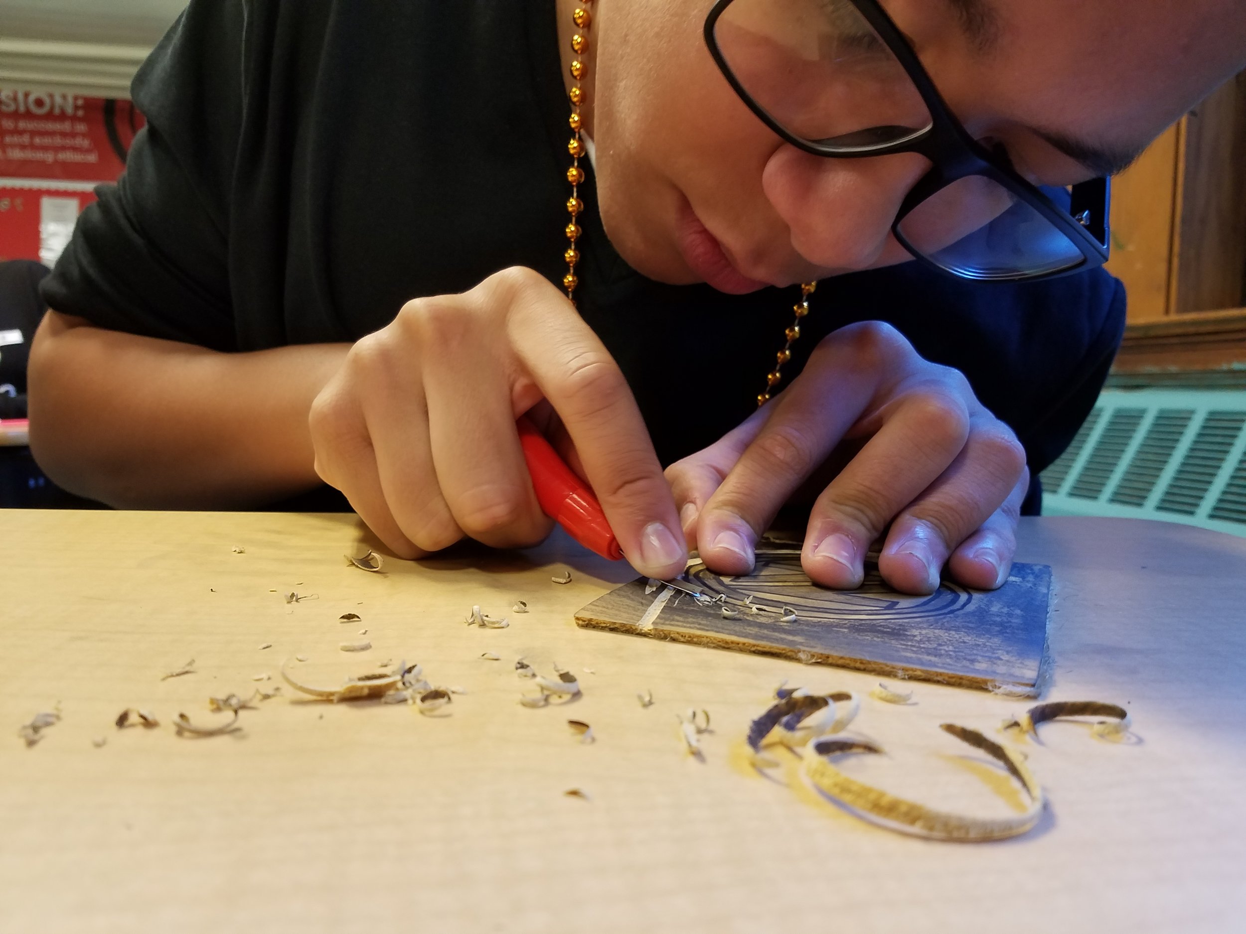 Art classes exposed students to many new techniques.