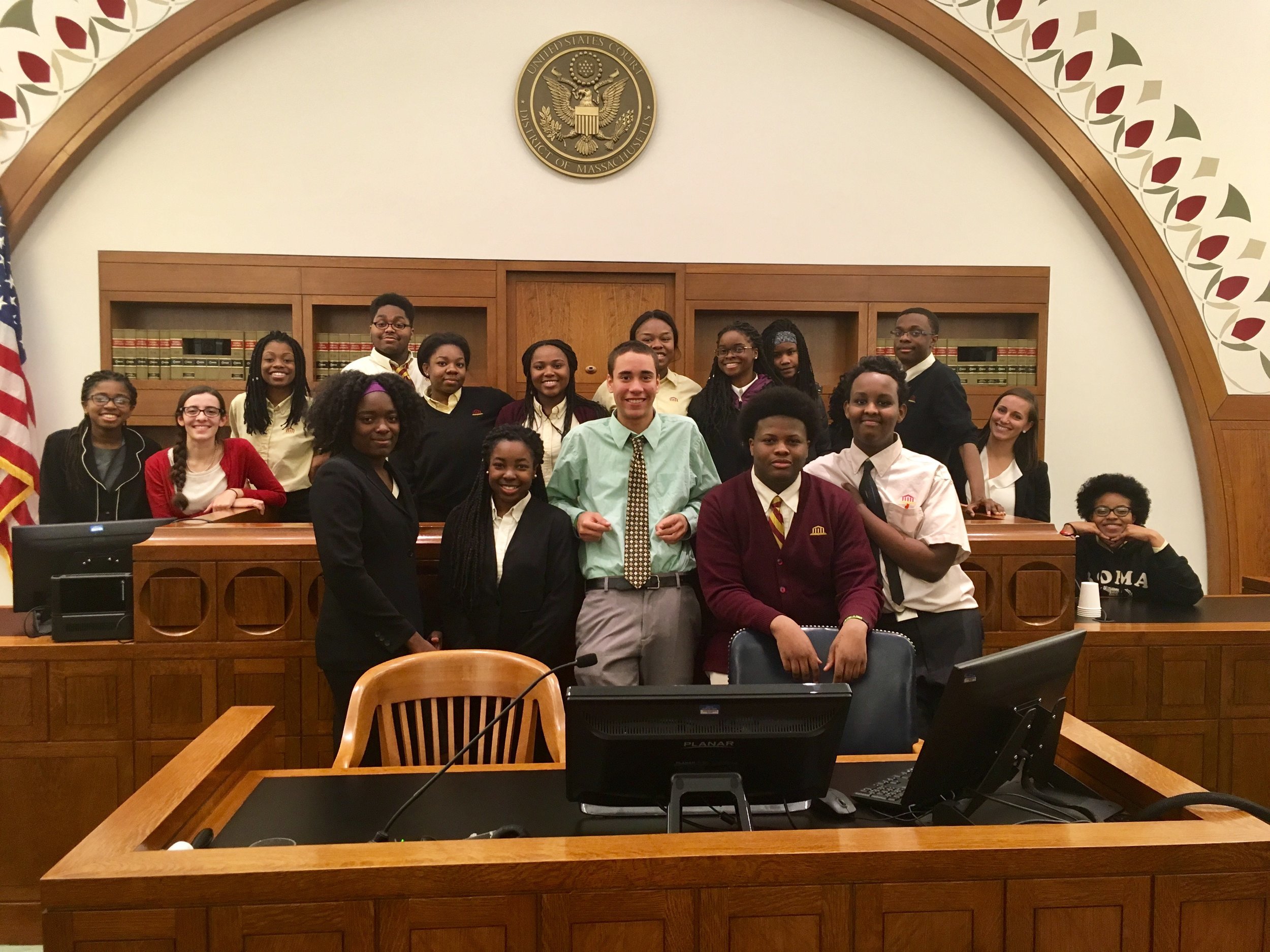 The Mock Trial team had another fantastic season, beating out Brookline High School and Community Charter School of Cambridge and falling to the Winsor School by a mere 6 points.