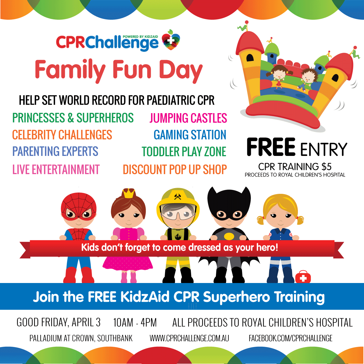 CPR Challenge and Family Fun Day on Good Friday