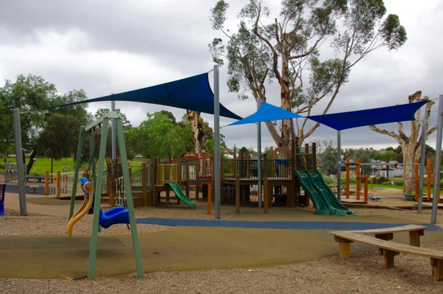 Maribyrnong Park playground off the Boulevard, Moonee Ponds