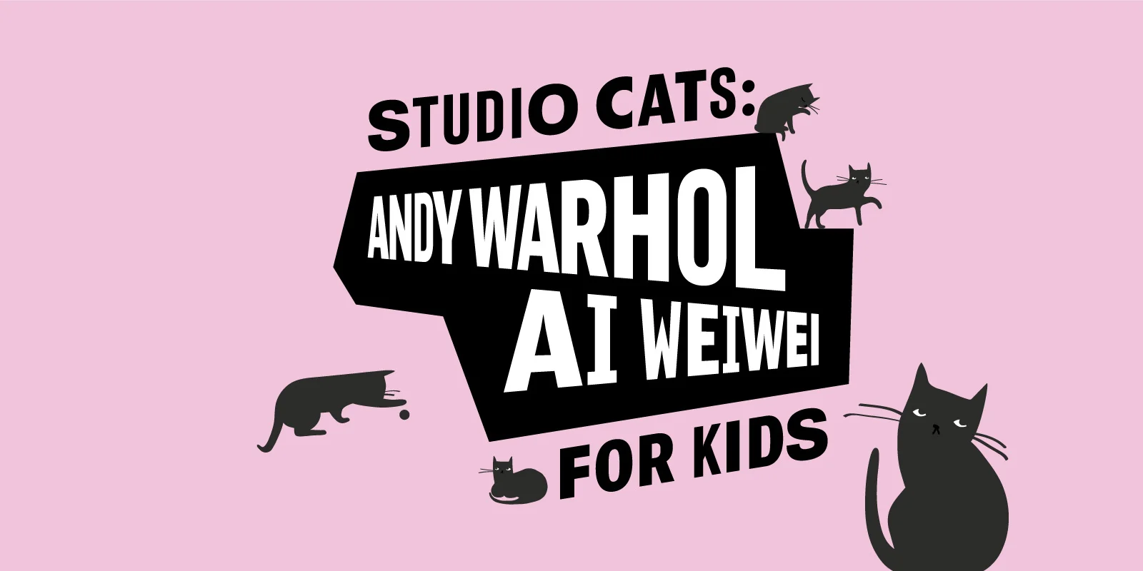 Andy Warhol | Ai Weiwei and Kids Installation: Studio Cats at the NGV International
