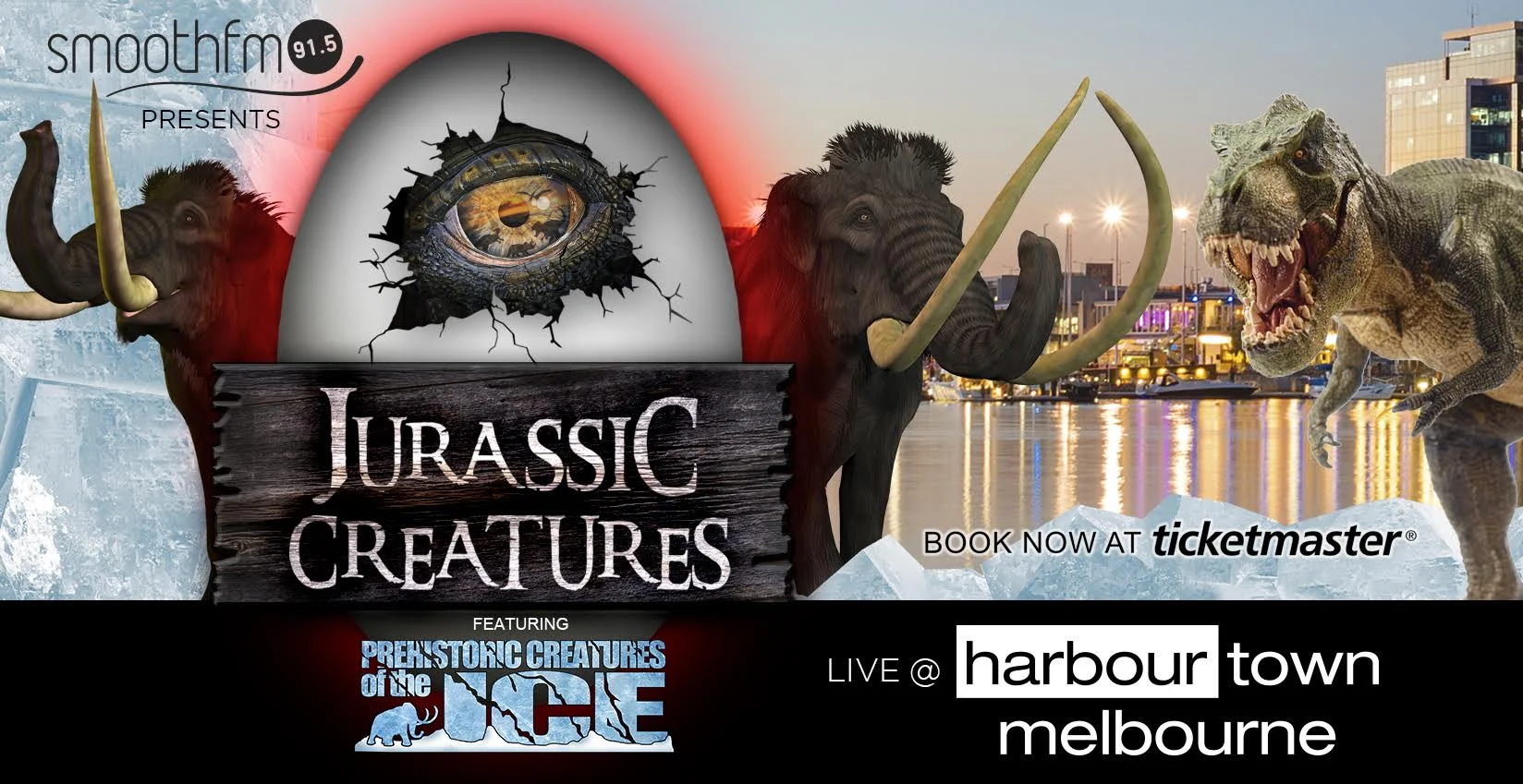 Jurassic Creatures Harbour Town - Melbourne - 12th March to 17th April 2016