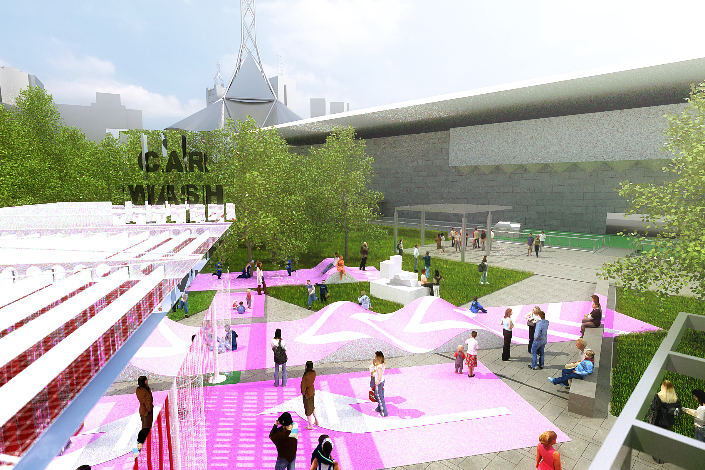 Car wash-inspired design wins 2016 NGV Architecture Commission