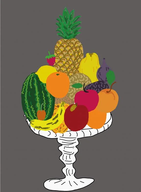 Martí Guixé - Drawing for Fake Food Park: Martí Guixé for Kids, NGV Kids Exhibition, 2016. Photo credit: NGV