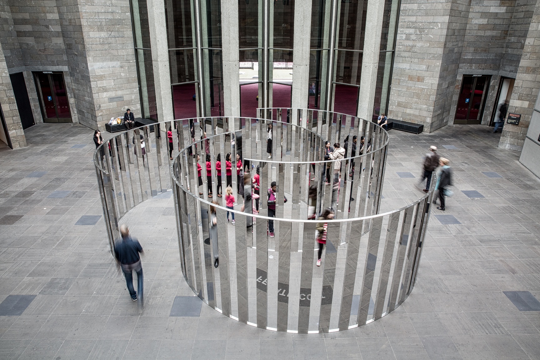 Jeppe Hein: Semicircular Space - NGV International