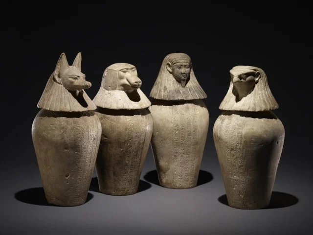 Canopic jars - Trustees of the British Museum