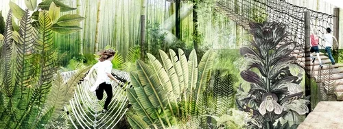 Design element: Bamboo Forest Illustration credit: Centennial Parklands