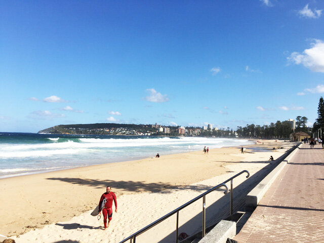 Queenscliff Beach end - Photo Credit: @busycitykids