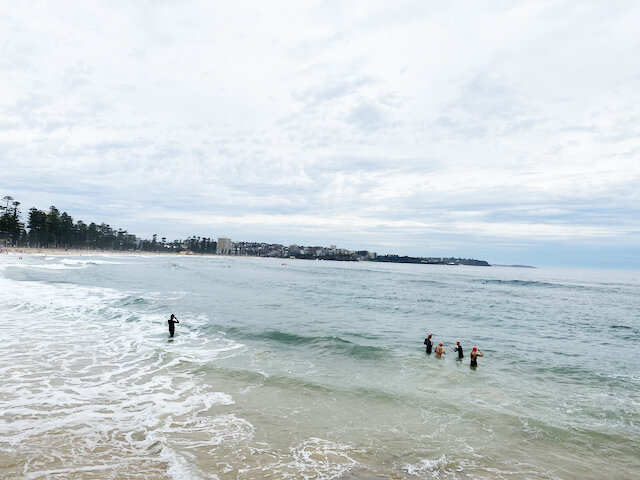 Manly Beach close to Shelly Beach end - Photo Credit: @busycitykids