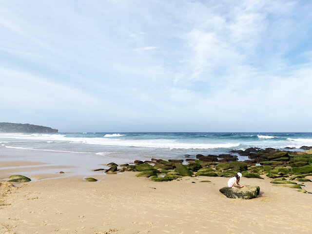 South Curl Curl Beach end - Photo Credit: @busycitykids